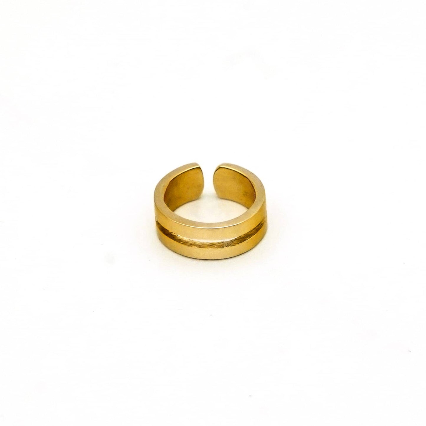Heri Adjustable Minimalist Band Ring - Ecodunia