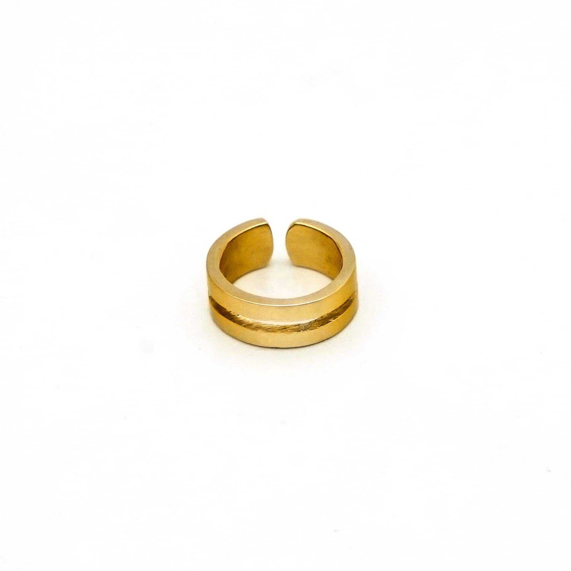 Heri Adjustable Minimalist Band Ring - Ecodunia