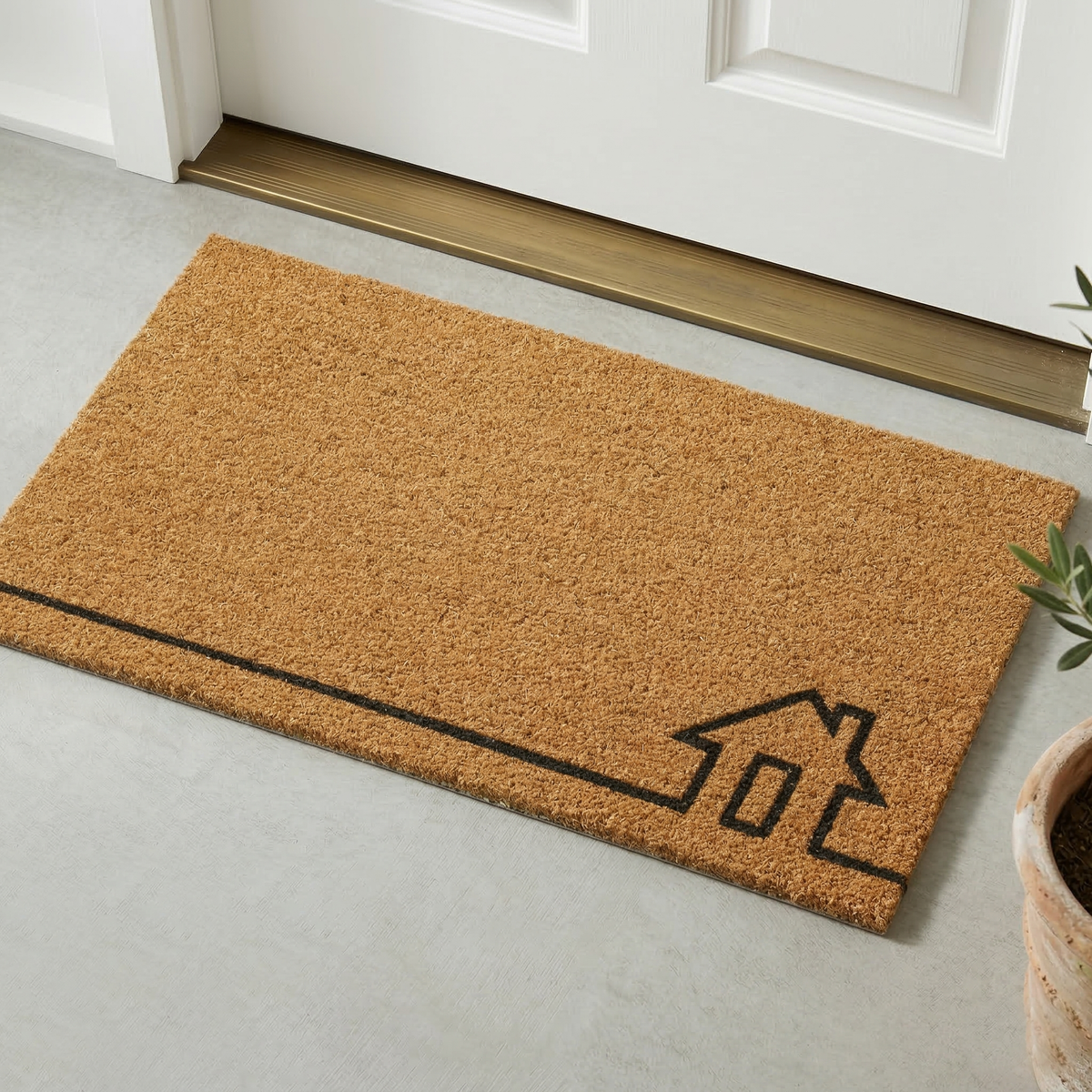 Home View - Natural Coir Doormat