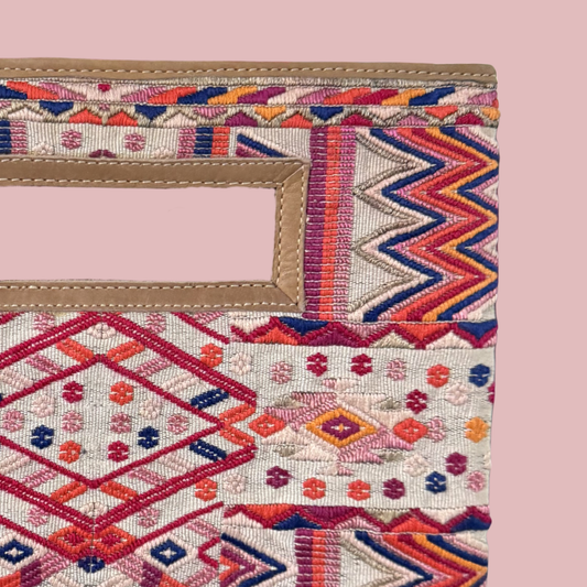 Handmade Vintage Huipil Clutch