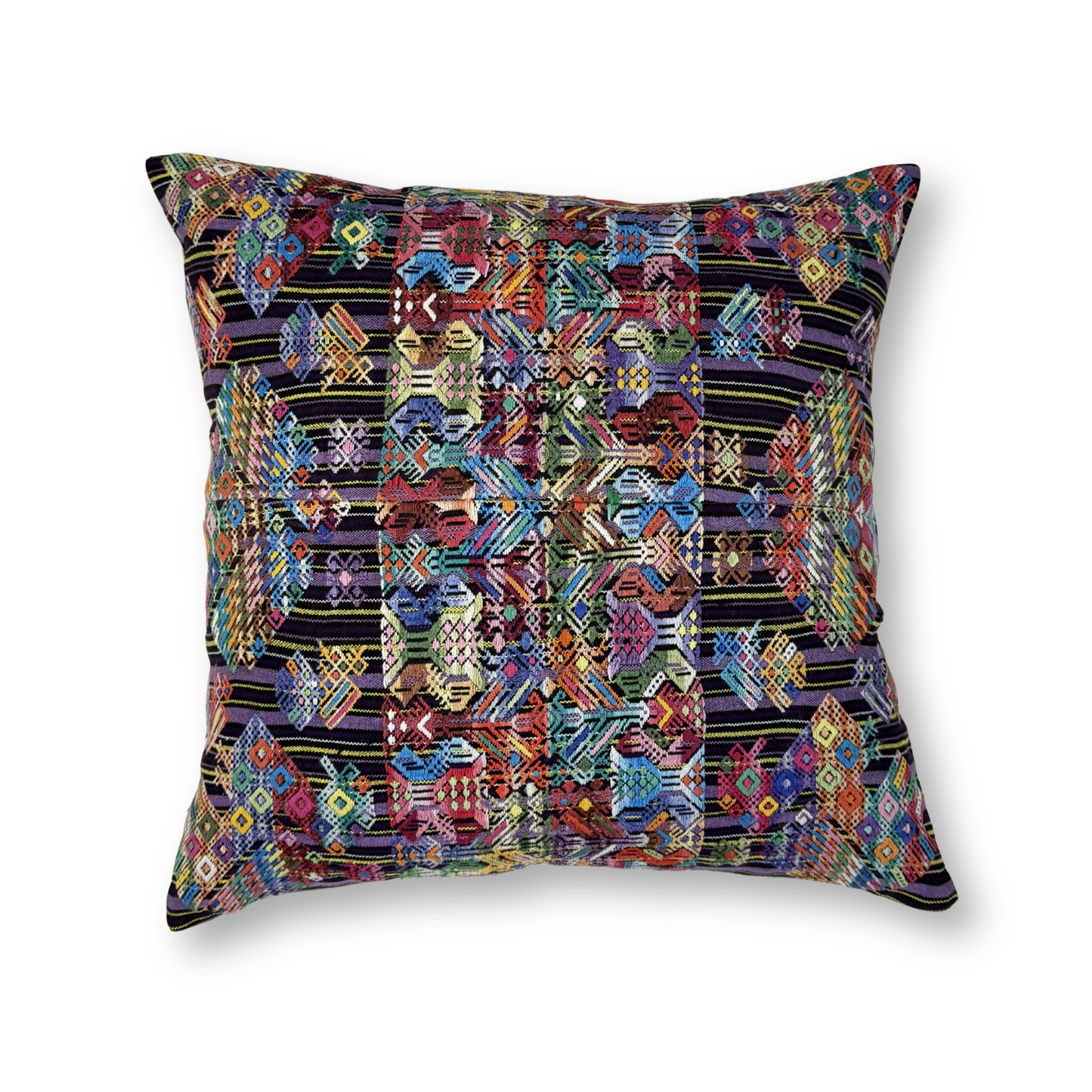 Huipil & Hemp Throw Pillow Cover