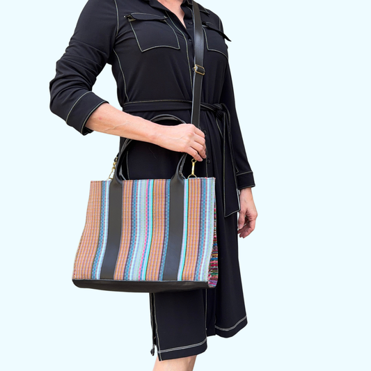 Handmade Vintage Huipil Tote