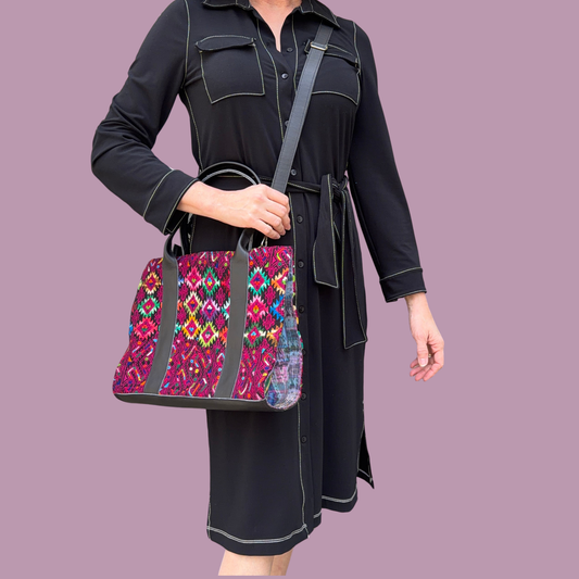 Handmade Vintage Huipil Tote