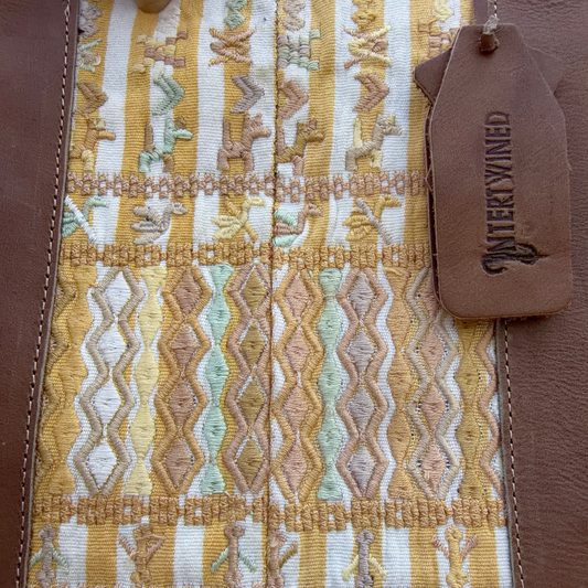 Handmade Vintage Huipil Tote