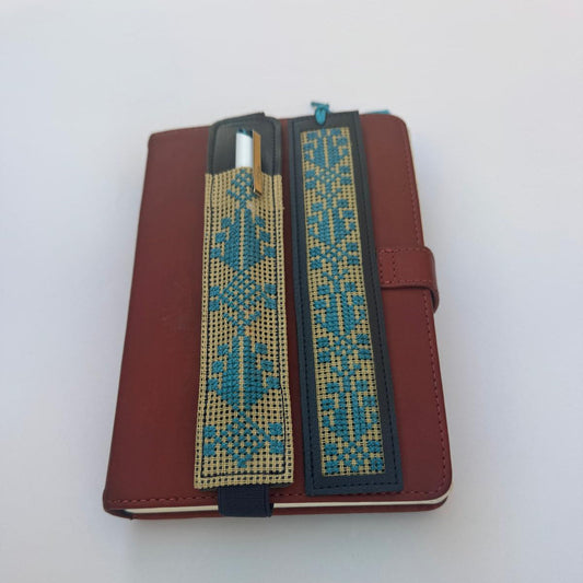 Tatreez Pen Holder Set - Water