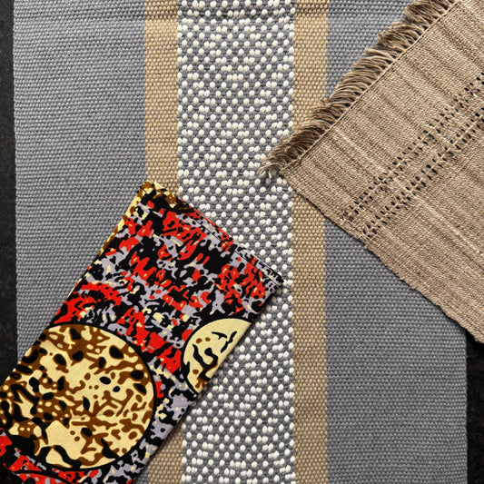 Handwoven Cotton Table Runner - Made in Oaxaca, Mexico