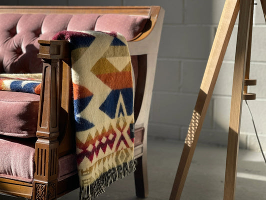 Awa Throw Blanket - Vibrant Autumn