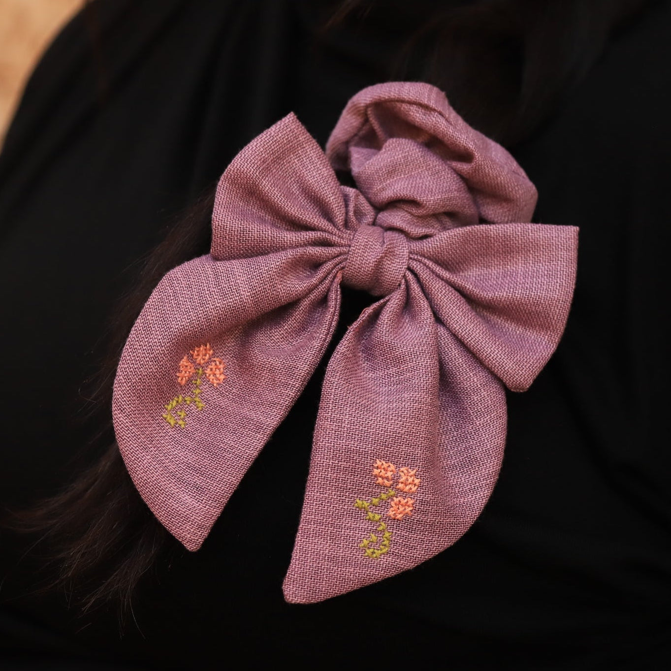 Pre-Order Bow Scrunchie - Purple
