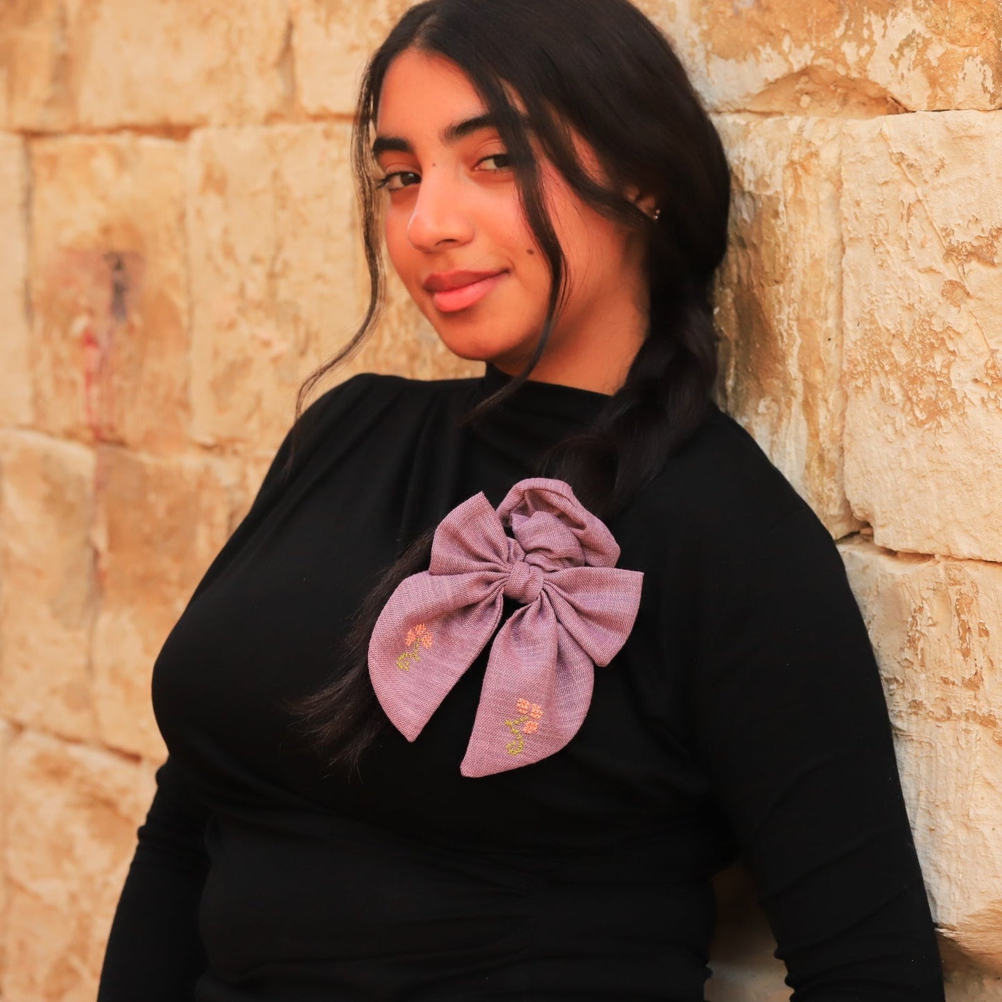 Pre-Order Bow Scrunchie - Purple