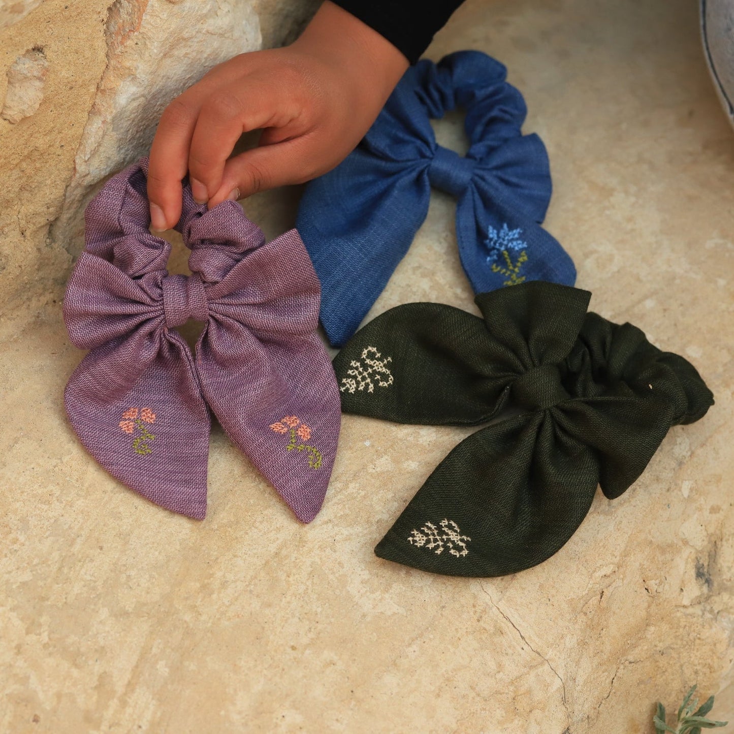 Pre-Order Bow Scrunchie - Purple