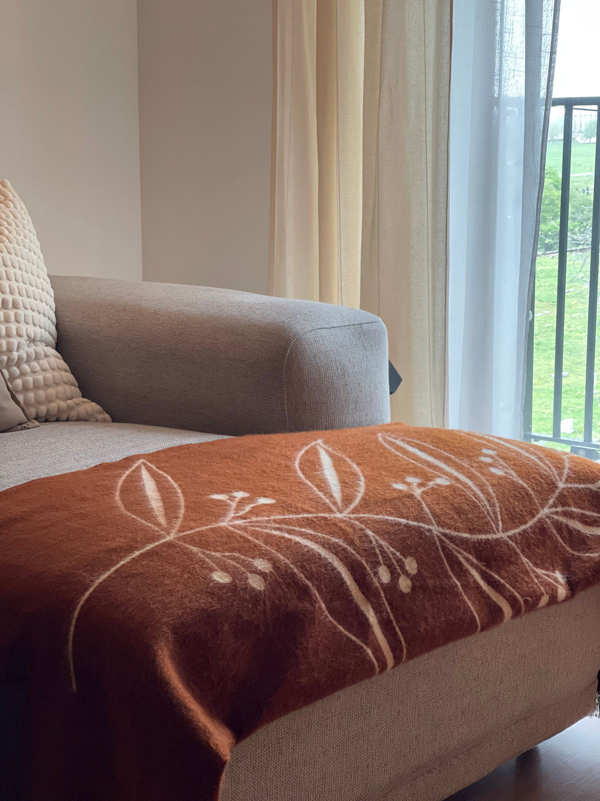 Sofia Throw Blanket - April Blossom