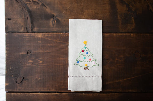 Tea Towels - Traditional Christmas Tree
