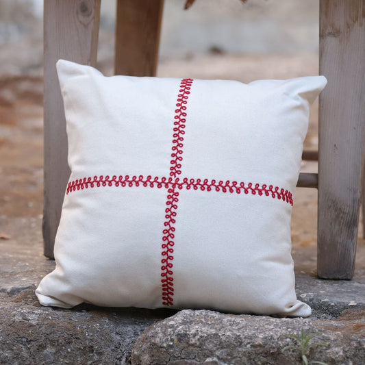 Tahriri Pillow Cover - Red