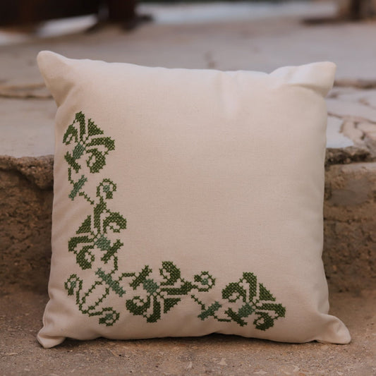 Lily Pillow Cover - Green
