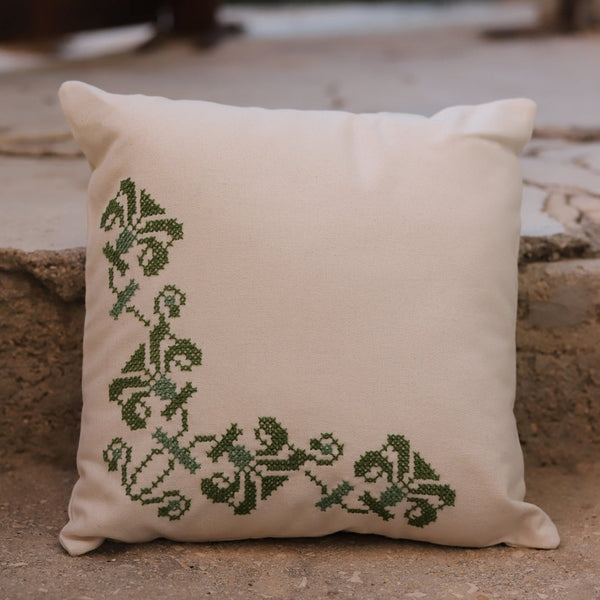 Lily Pillow Cover - Green