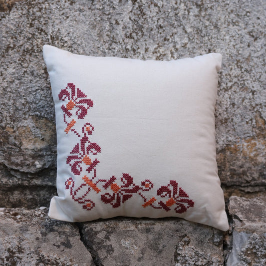 Lily Pillow Cover - Red