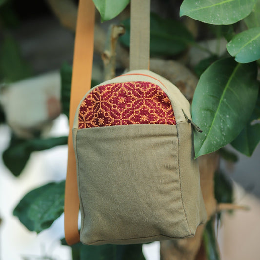 Salma Sling Backpack - Camel