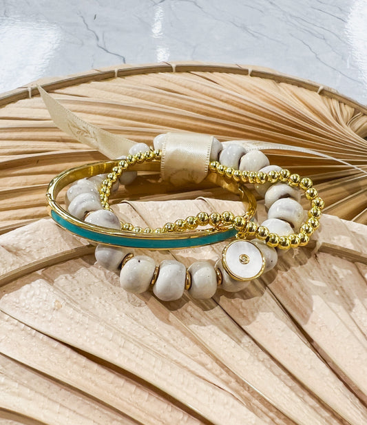 Emma Bracelet Stack by Cedar and Cypress Designs