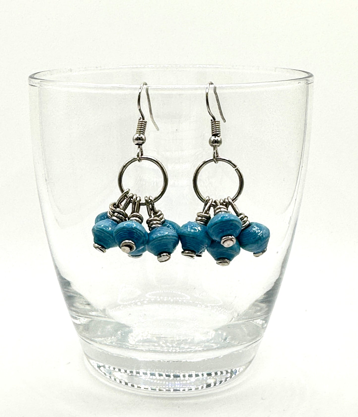 Mukaaga Paper Bead Earrings