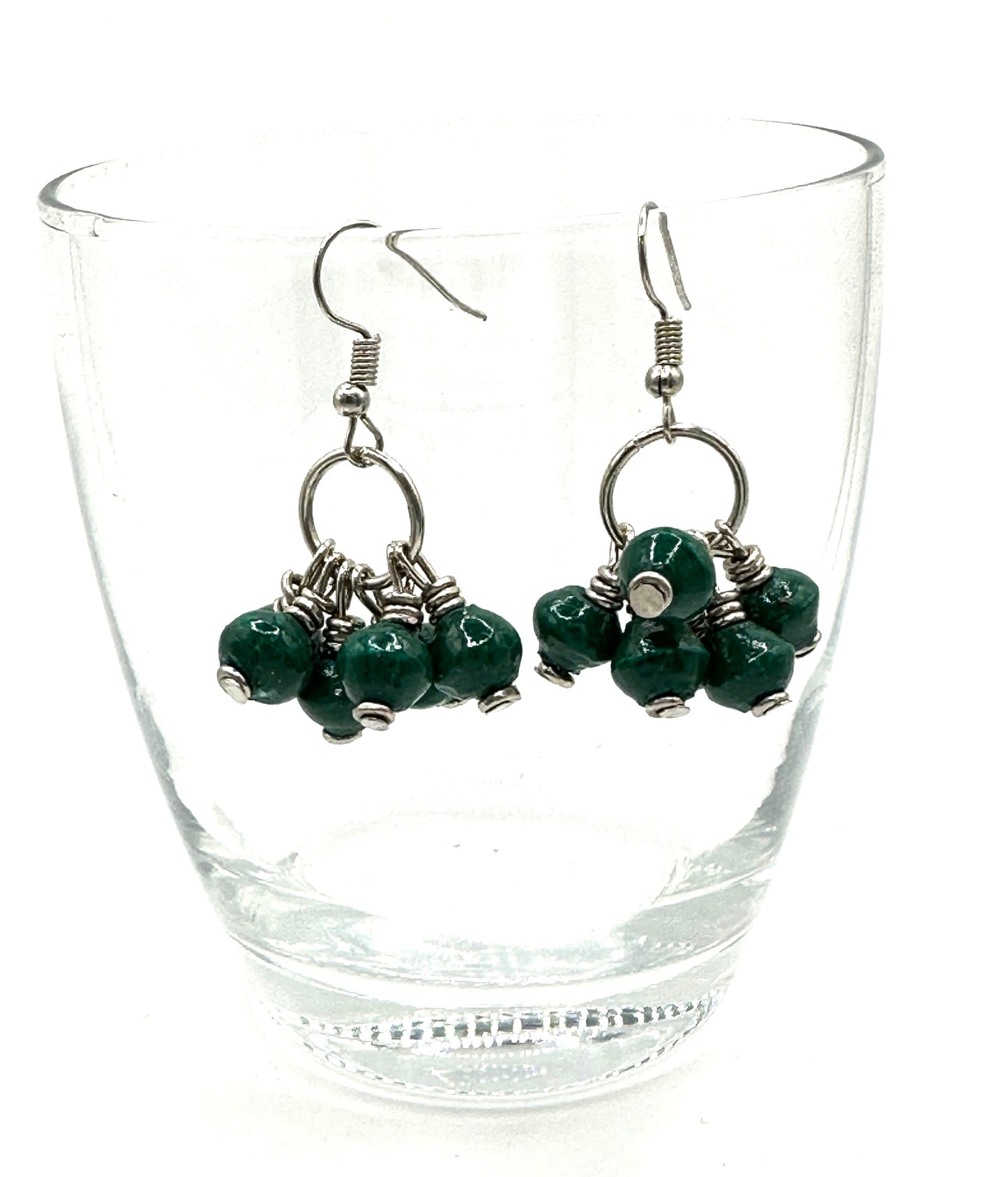 Mukaaga Paper Bead Earrings