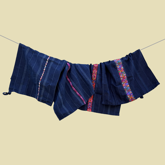 Indigo Cotton Handwoven Kitchen Towel (More Colors Available)