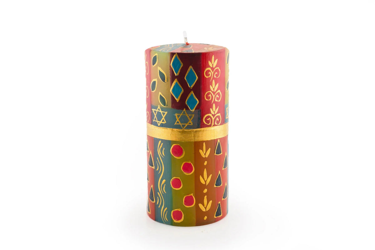 Judaica Painted Candles