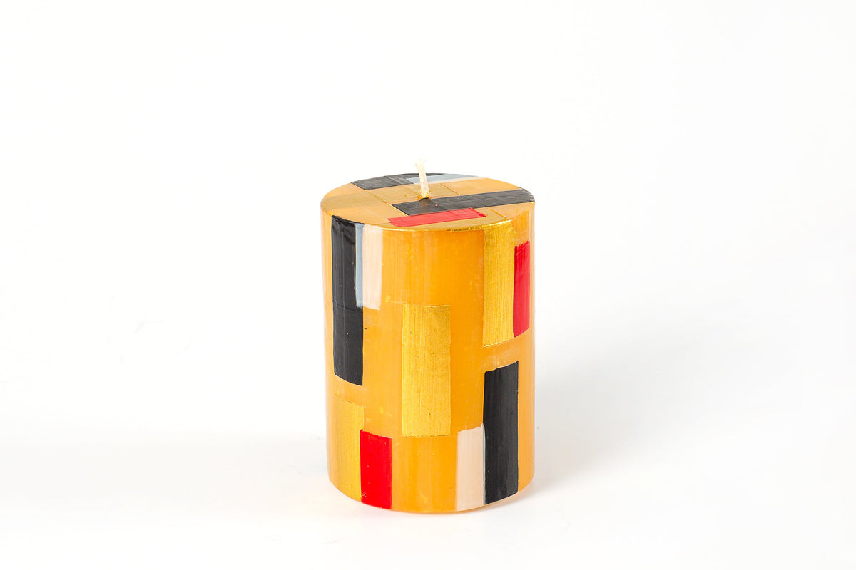 Klimt Painted Candles