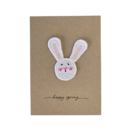 Bunny Greeting Card - Happy Spring