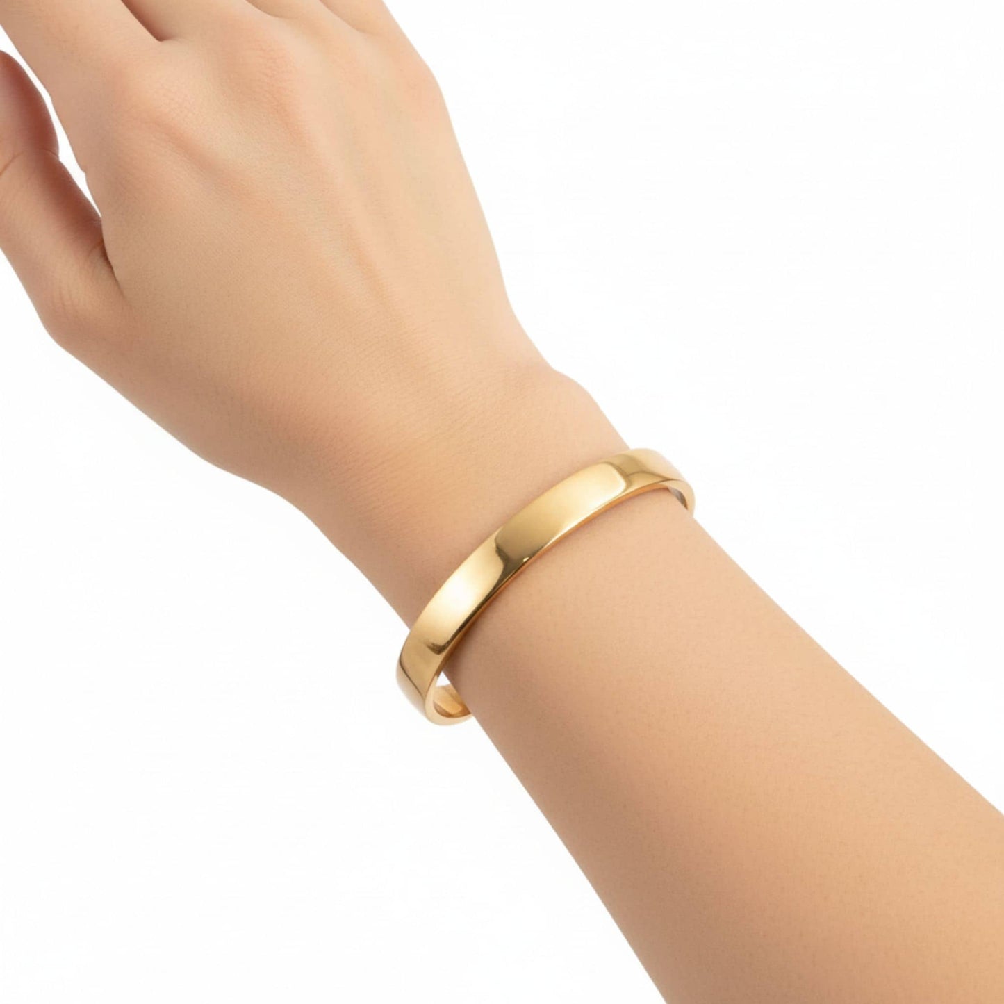 Wide Brass Cuff Bracelet | Kanga
