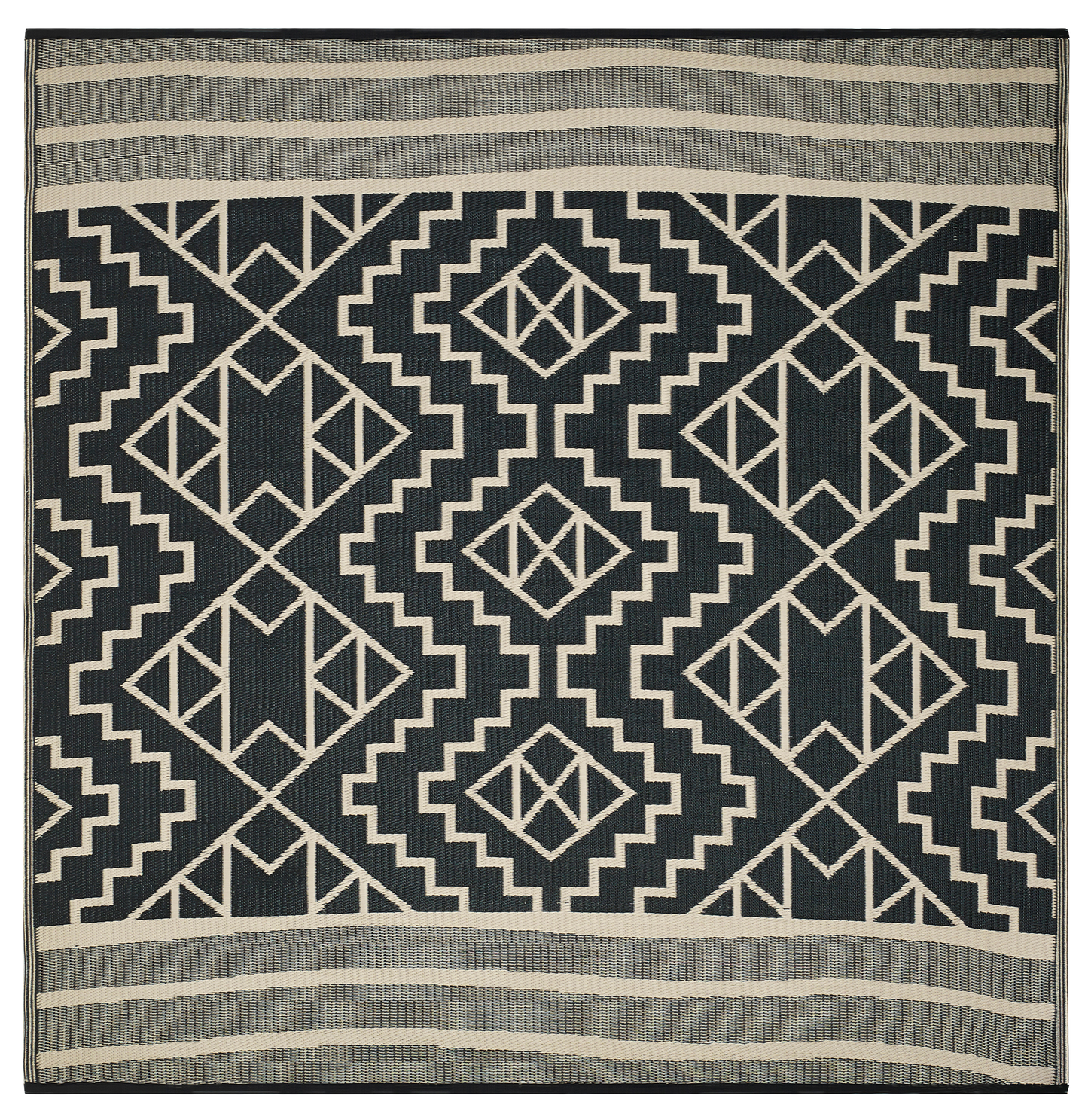 Kilimanjaro - Black Outdoor Rug for Patio FINAL SALE
