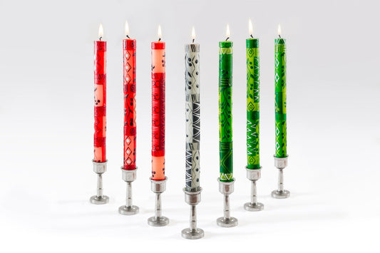 Kwanzaa Painted Candle Taper Collection