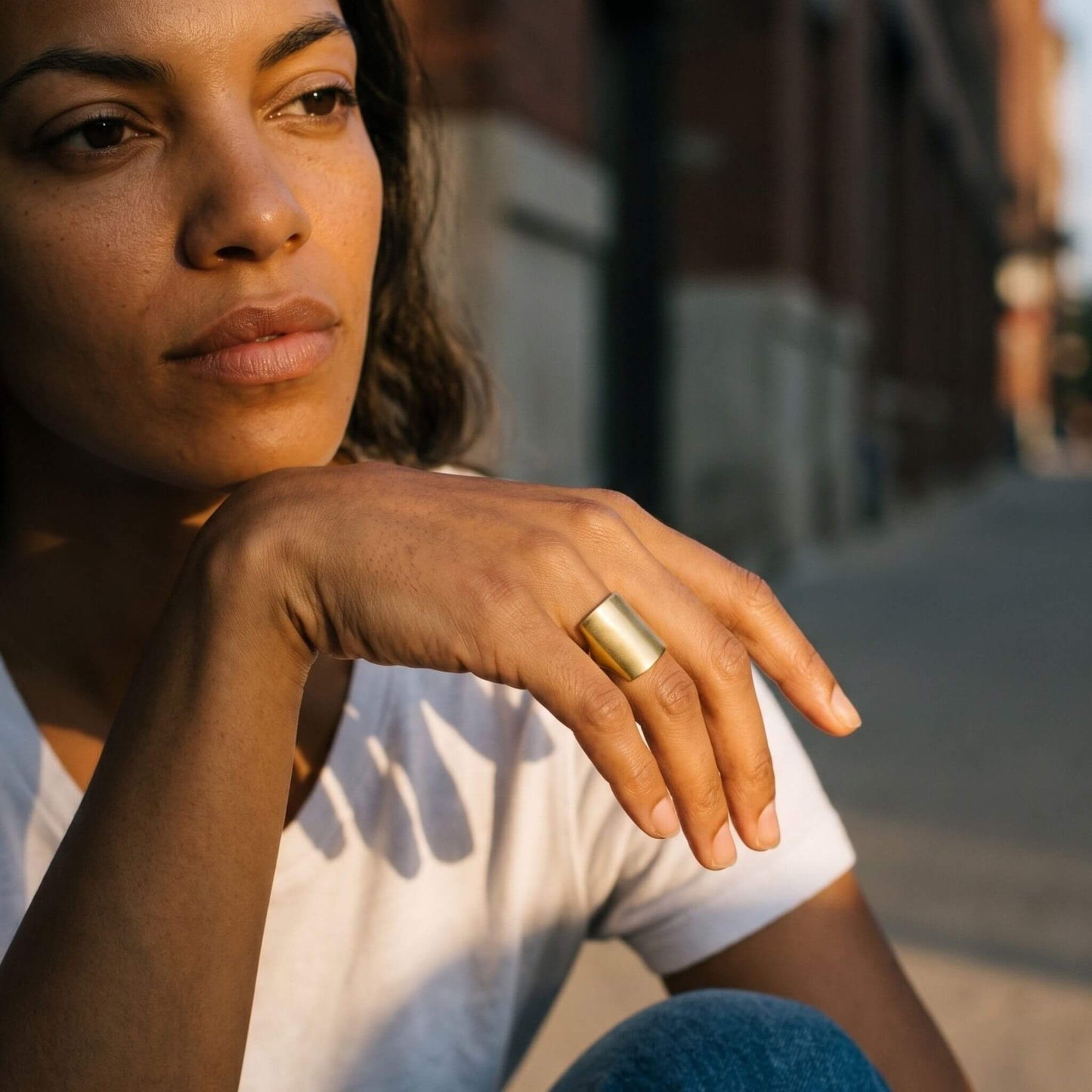 Large Curved-Top Ring | Shada