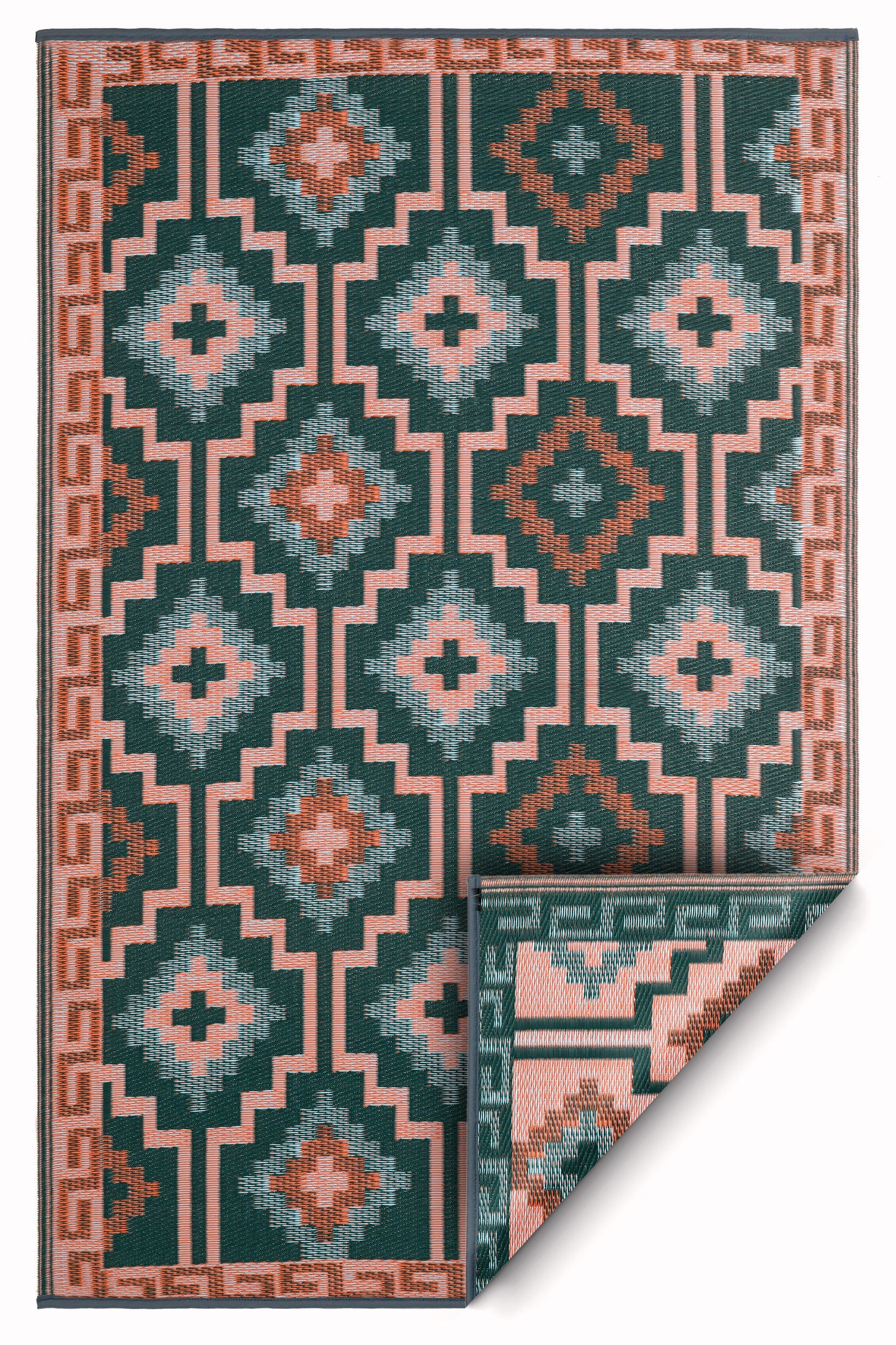 Lhasa - Green Outdoor Rug for Patio