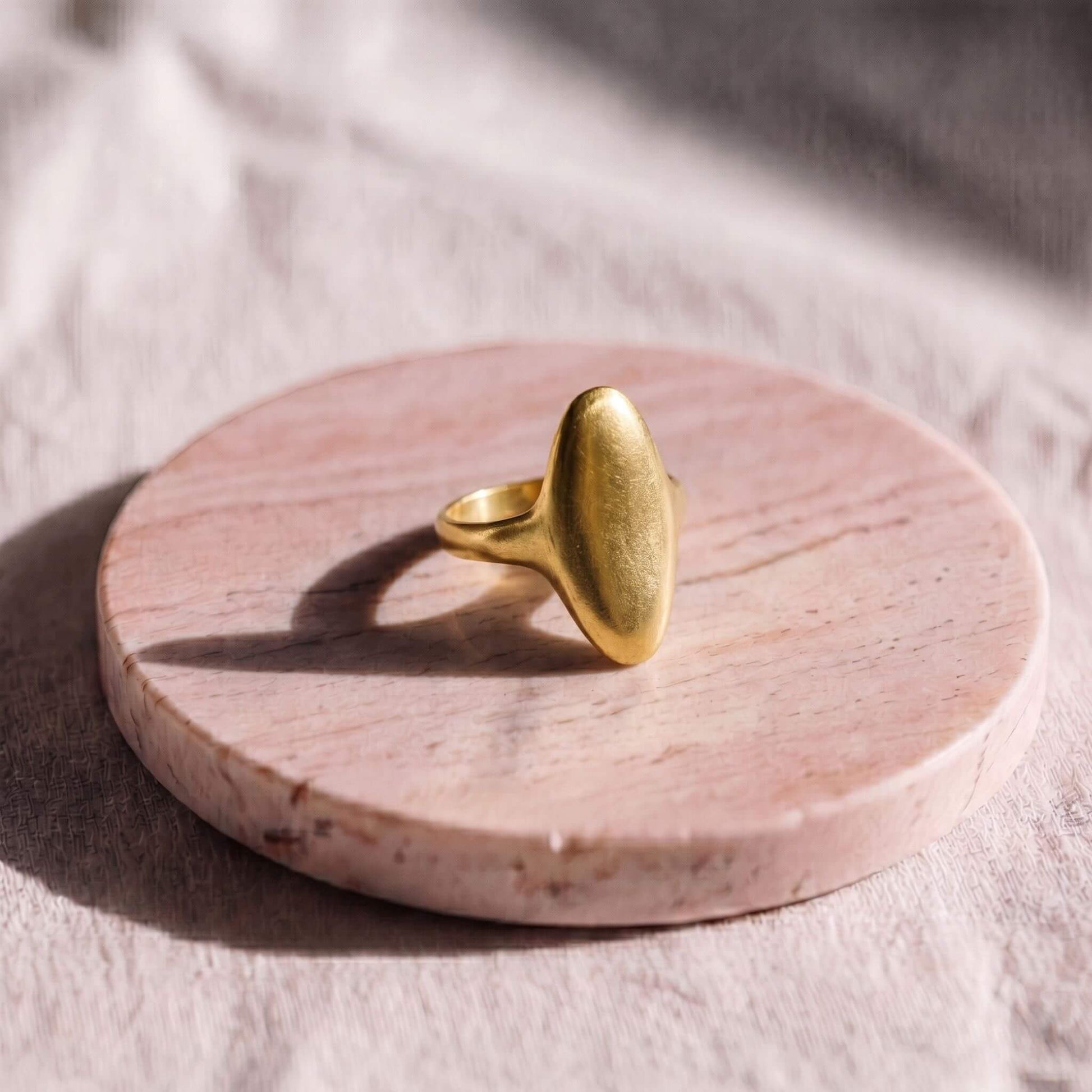 Long Raised Oval Ring | Zawadi Ecodunia 
