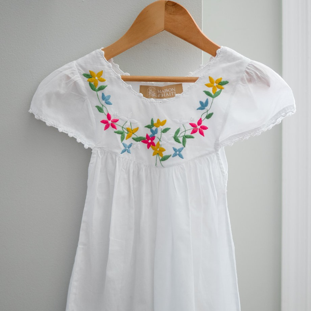 NEW! Little Girl Dress - Floral Cap Sleeve