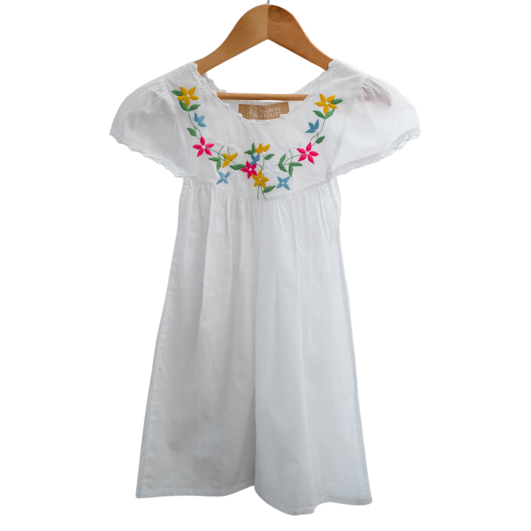 NEW! Little Girl Dress - Floral Cap Sleeve