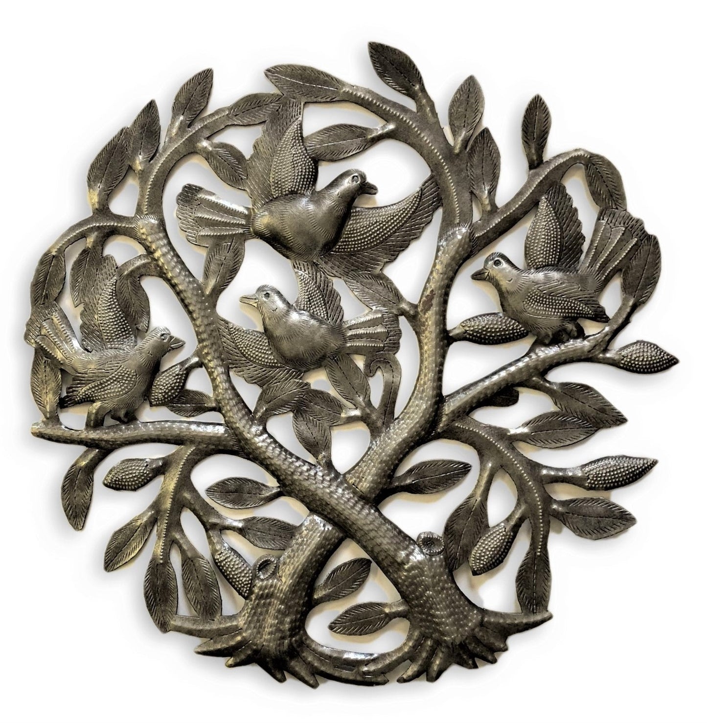 15" Tree of Life, Good Luck,Metal Wall Art Spring Home Decor