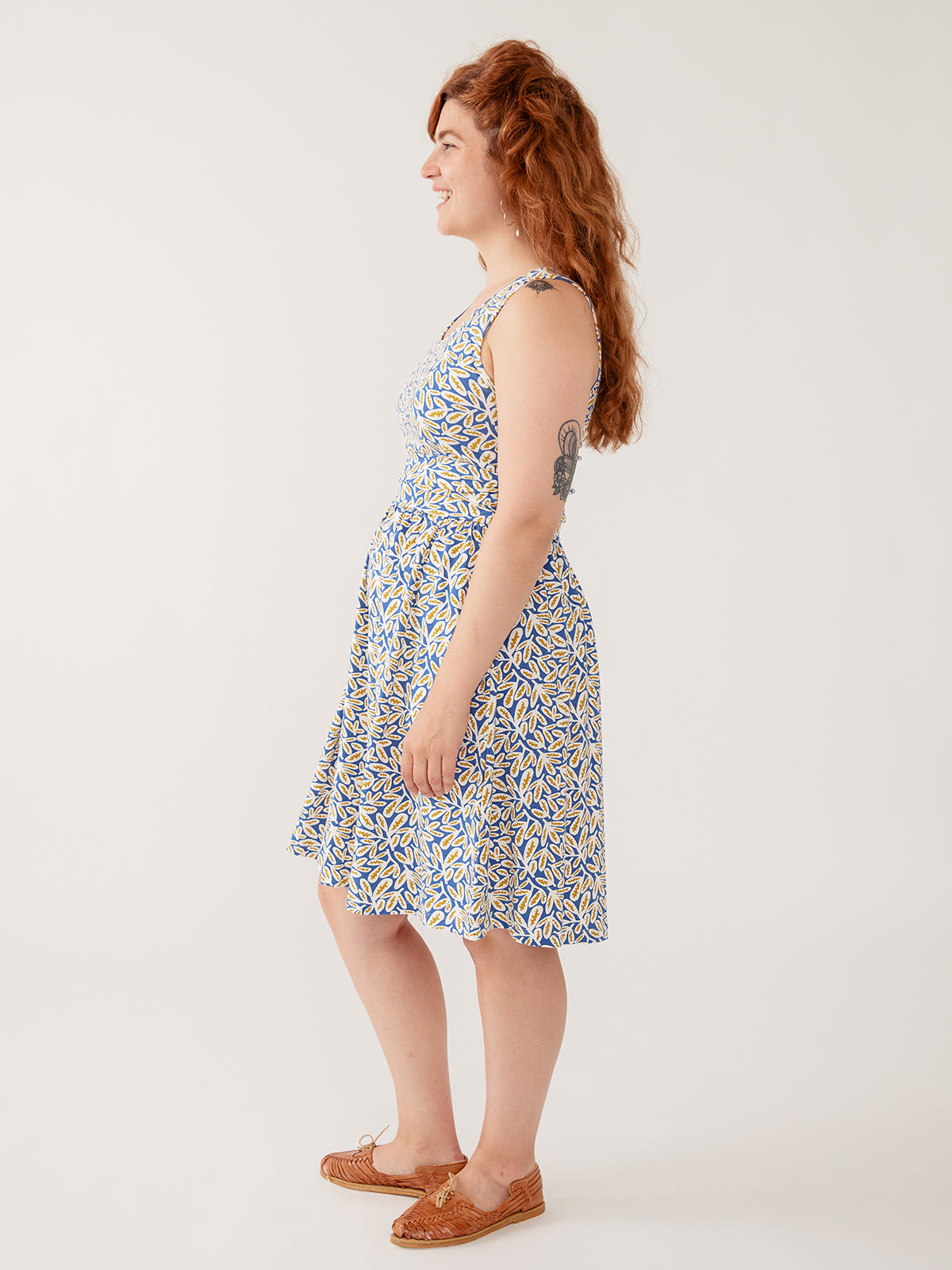 Asheville Dress - Fern Beats Blue