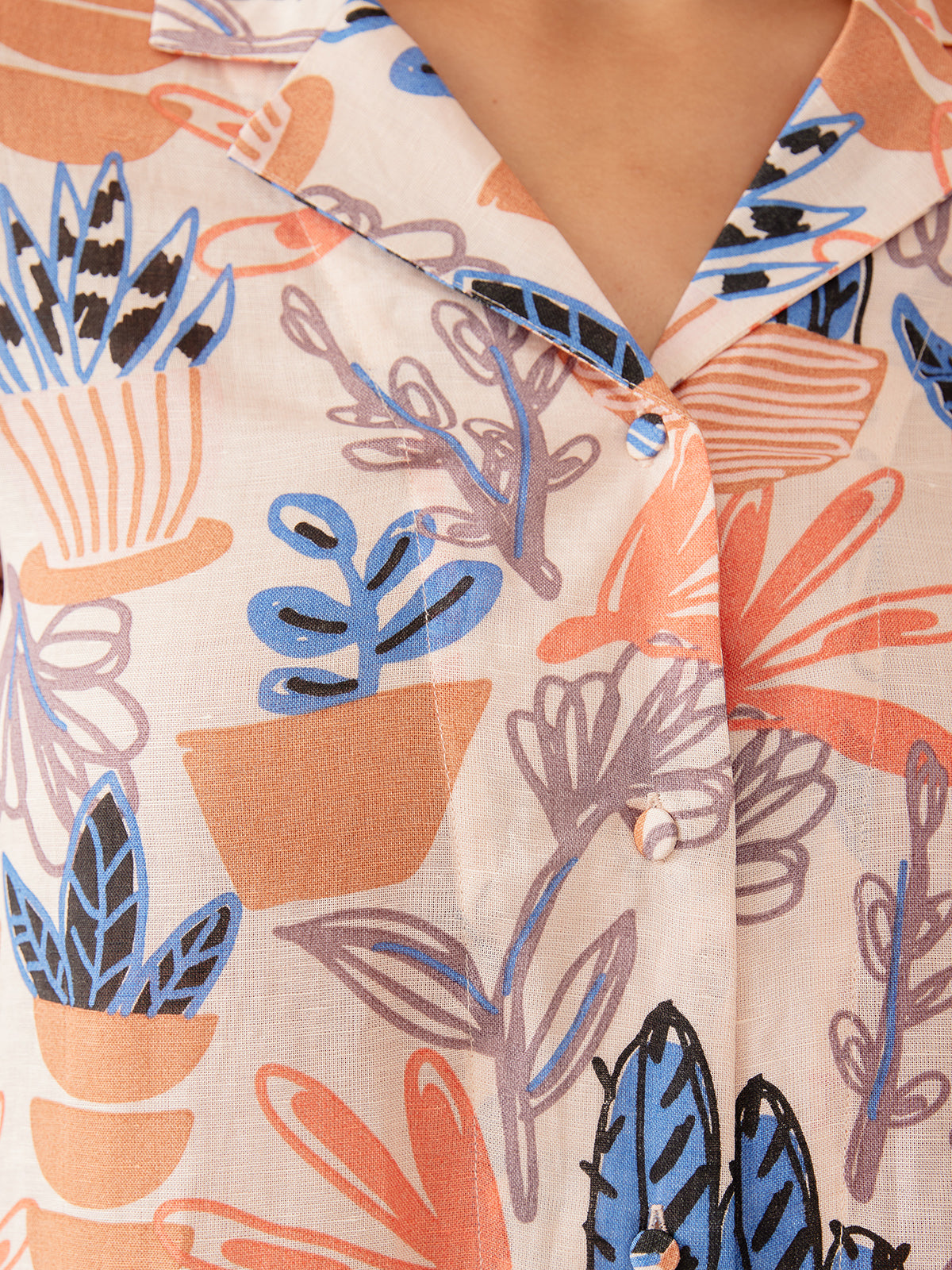 Camp Dress - Pastel Cacti