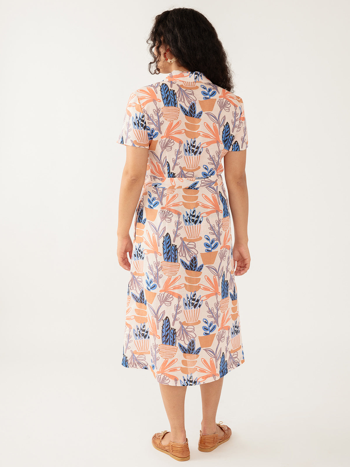Charlie Dress - Pastel Cacti
