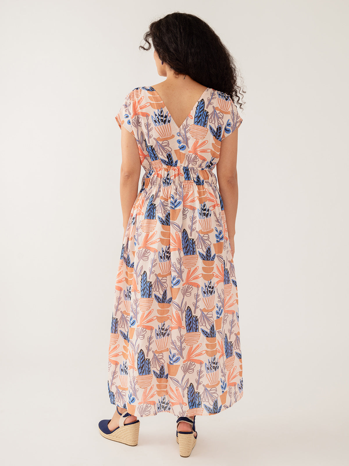 Hattie Dress - Pastel Cacti