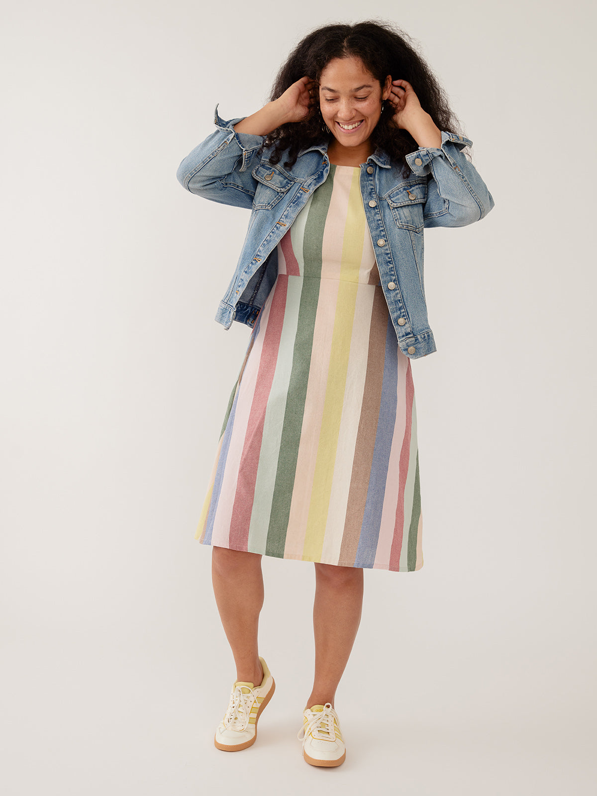 Marseille Dress - Vintage Rainbow