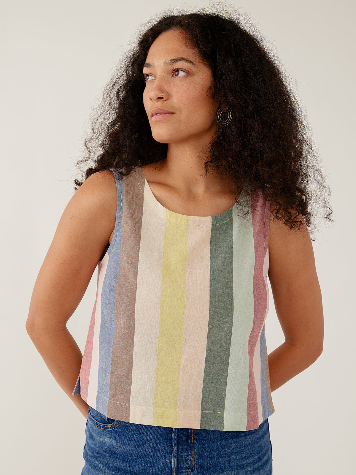 Neko Tank - Vintage Rainbow