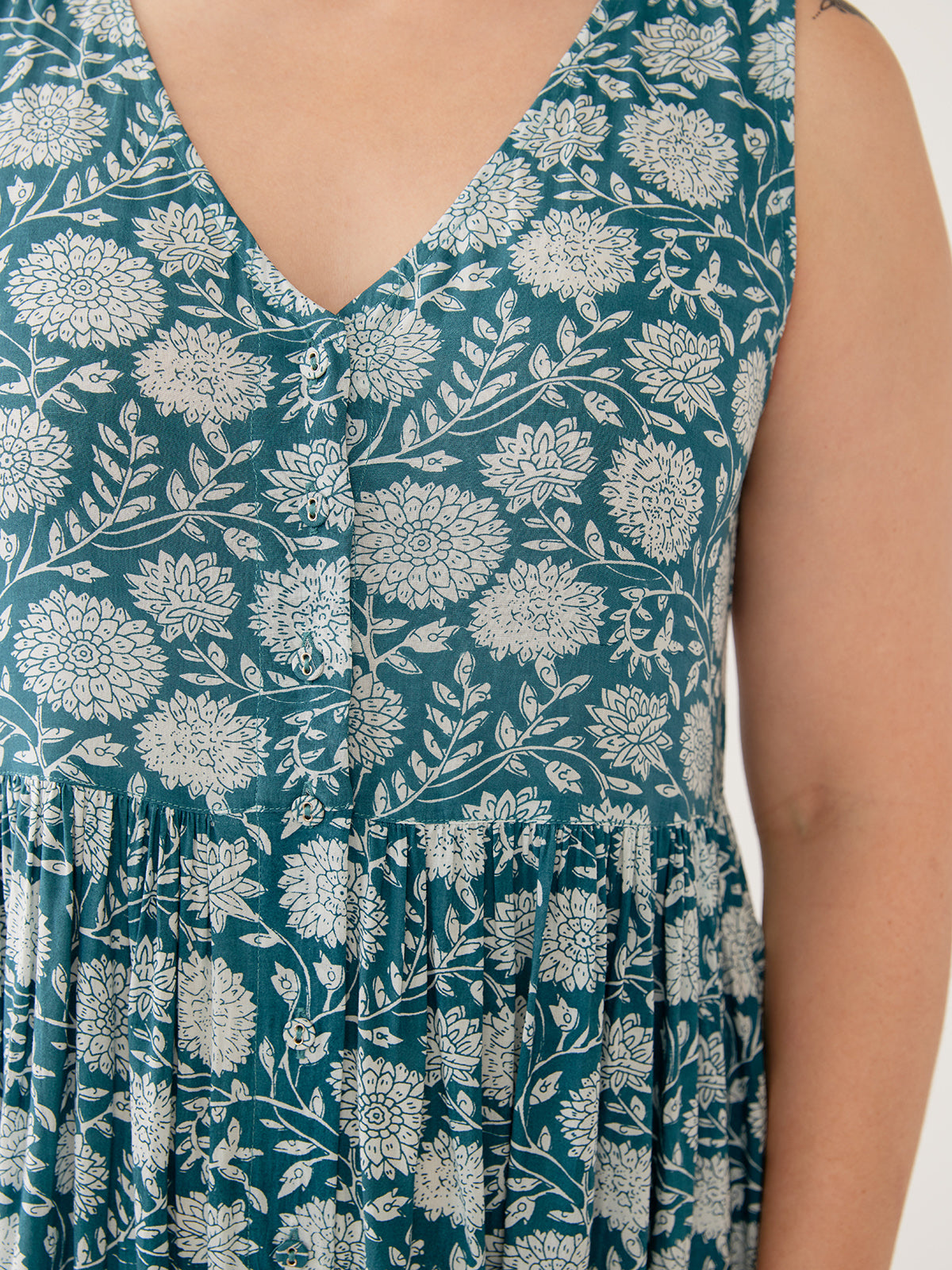 Olivia Dress - Teal Modal