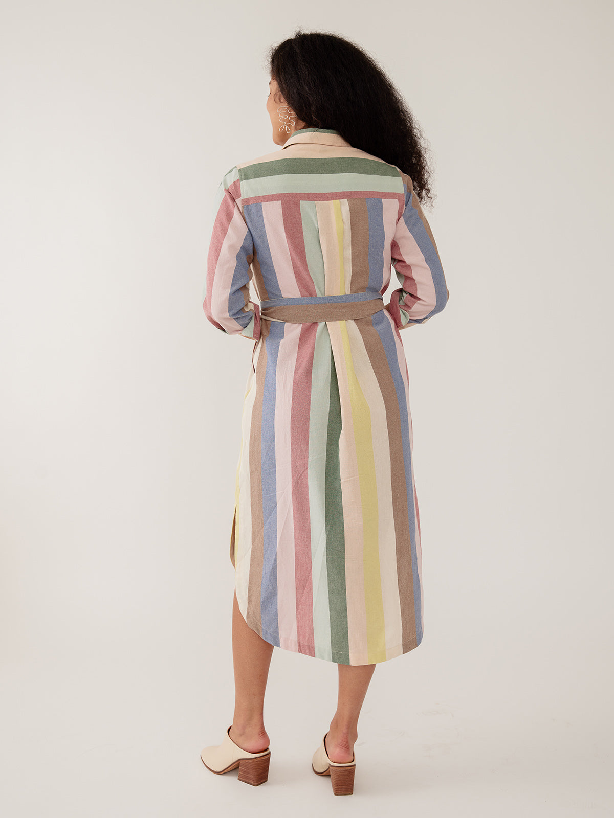 Sutton Shirtdress - Vintage Rainbow