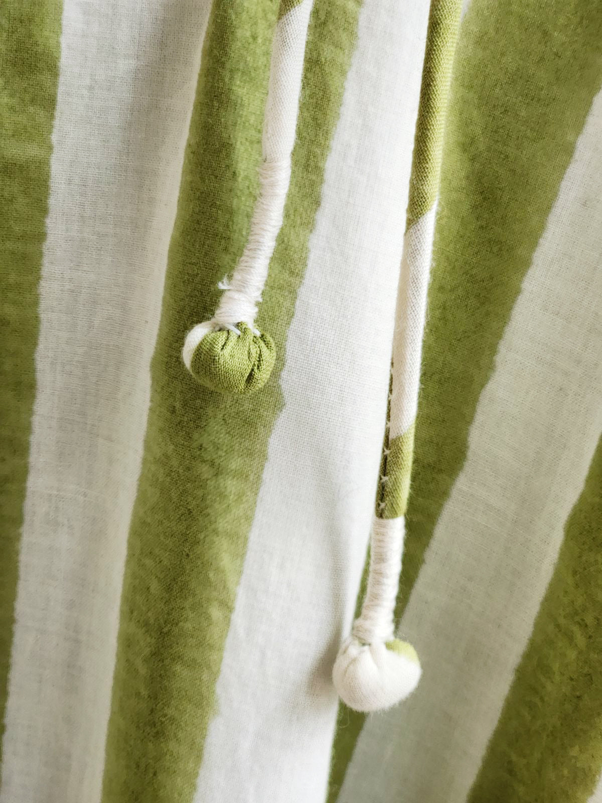 Darcey Kaftan Top - Green Stripe