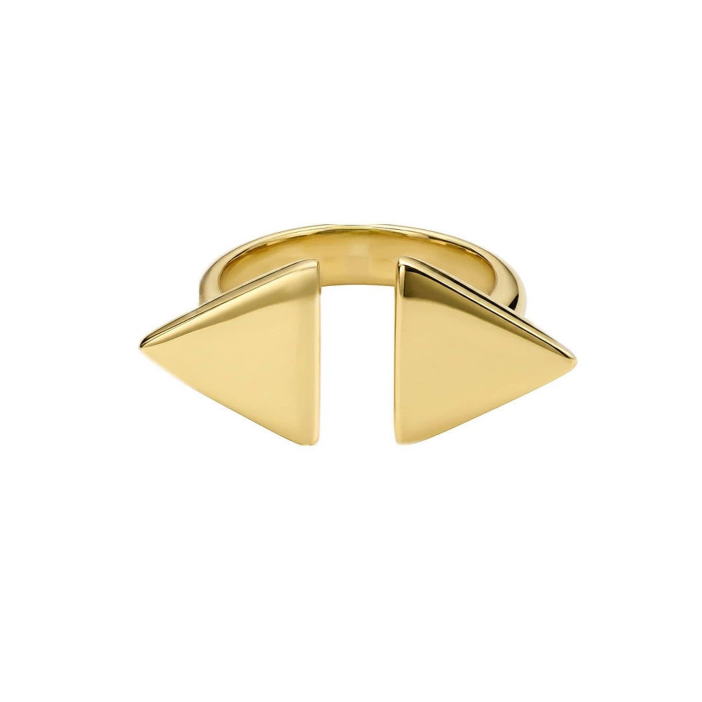 Adjustable Double Triangle Open Ring | Mimi Ecodunia