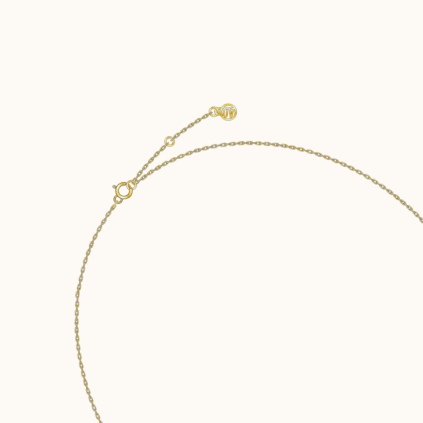 Green CZ Leaves Necklace