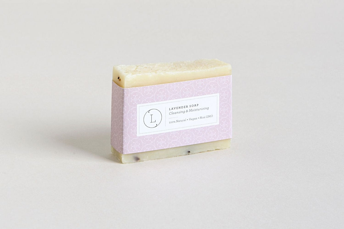 Lavender Handmade Soap Bars – Natural Vegan Set of 2