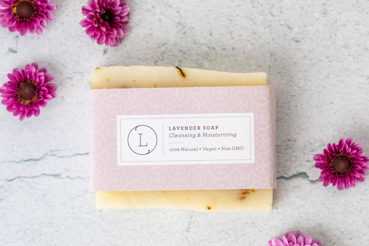 2x Natural Cold Process Soap Bar with Essential oils - Choose your scent